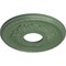 Ekena Millwork Palmetto Ceiling Medallion (Fits Canopies up to 4 7/8"), 12 1/8"OD x 3 1/2"ID x 1"P, Athenian Green CM12PMAGF - alternate 2